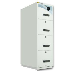 Falcon FRC4 4 Drawer Fire Resistance Cabinet (Central Lock)