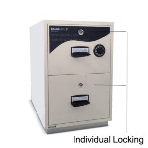 ChubbSafes RPF 5202 – 2 Drawer Cabinet (2hrs Fire Resistance)