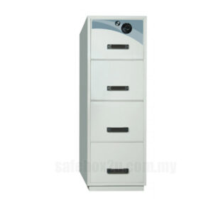 Falcon FRC4 4 Drawer Fire Resistant Cabinet (Central Lock)