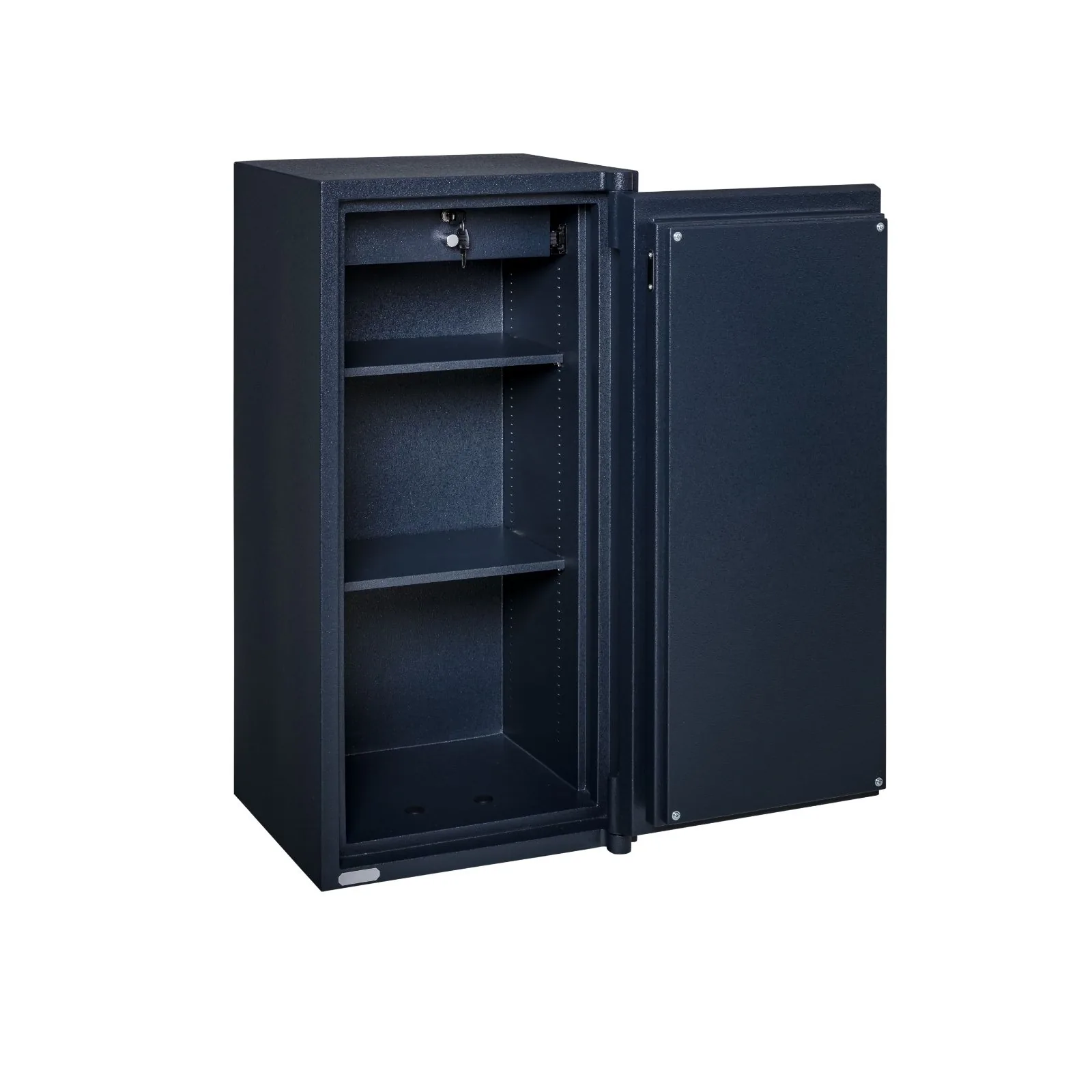Chubbsafes Mini Guard Size 3 safe, door open showing empty interior shelves